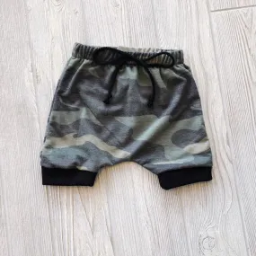 Terry Camo  • Harem Shorts