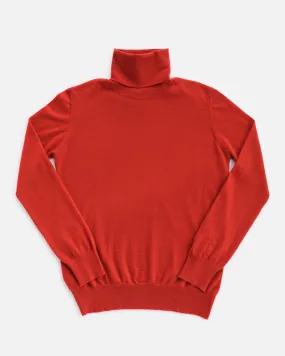 THE SUPER LIGHT ROLLNECK SWEATER | RED DULSE