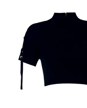 Top with ribs and laces HANCHIR
