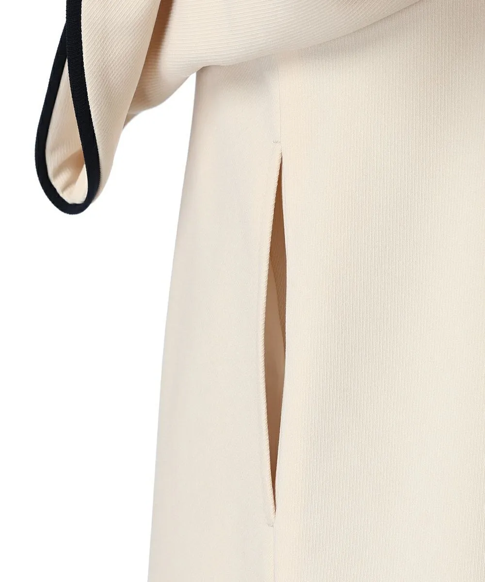 Trench coat with piping / an another angelus [53BD03j001].