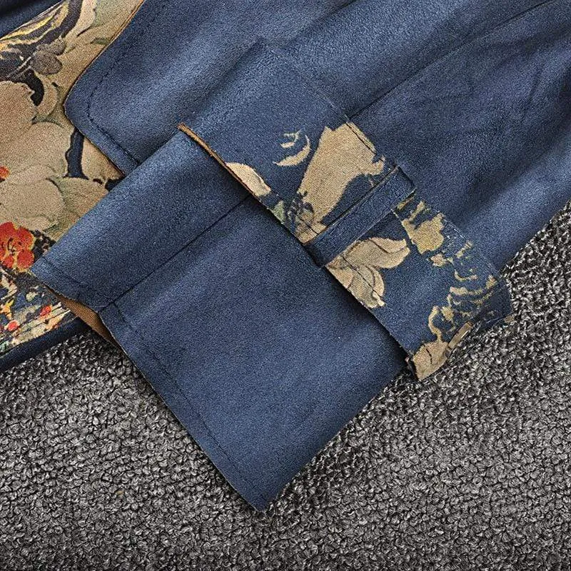 TRENCH FLORAL AUTUMN COAT