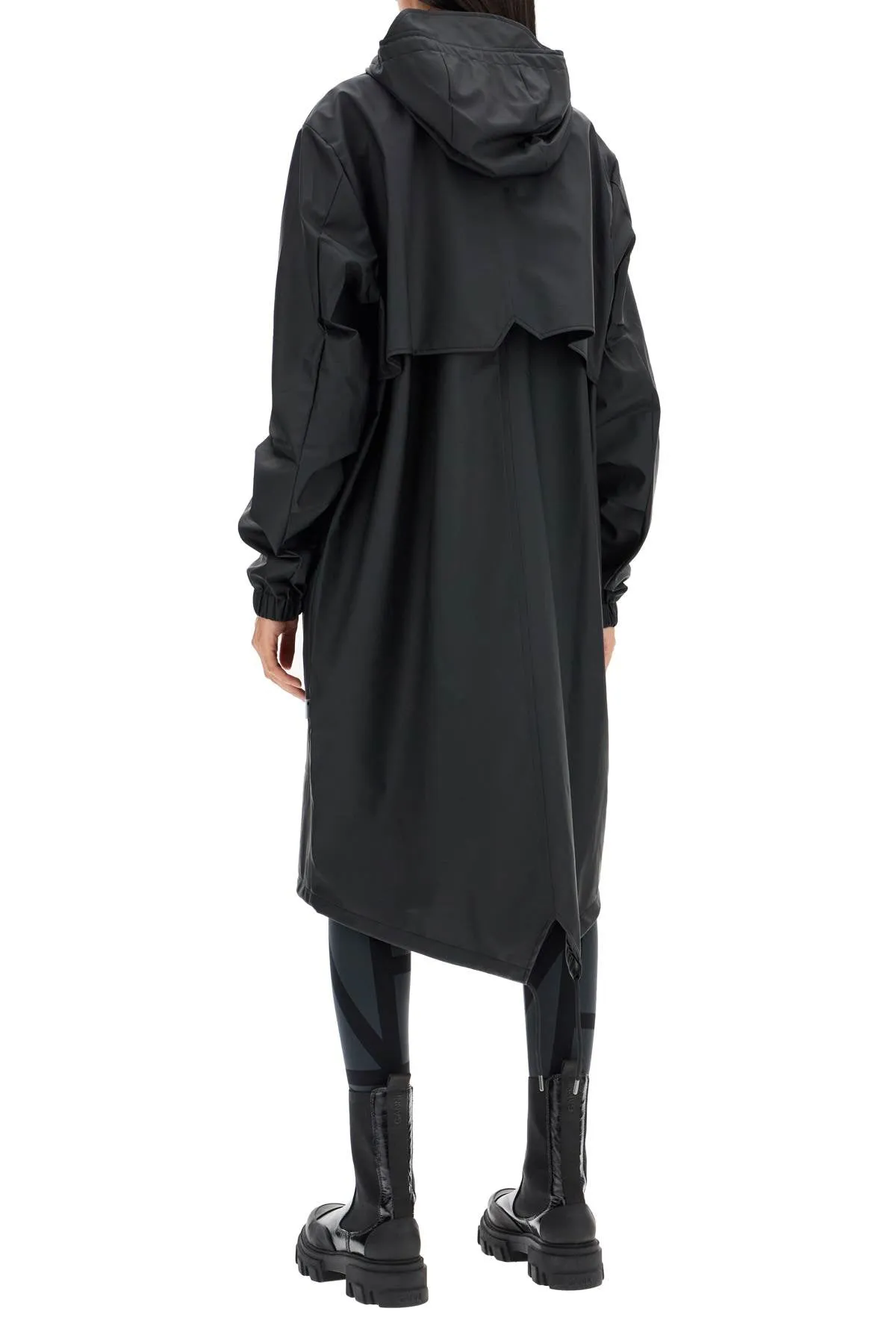 unisex fishtail rain parka
