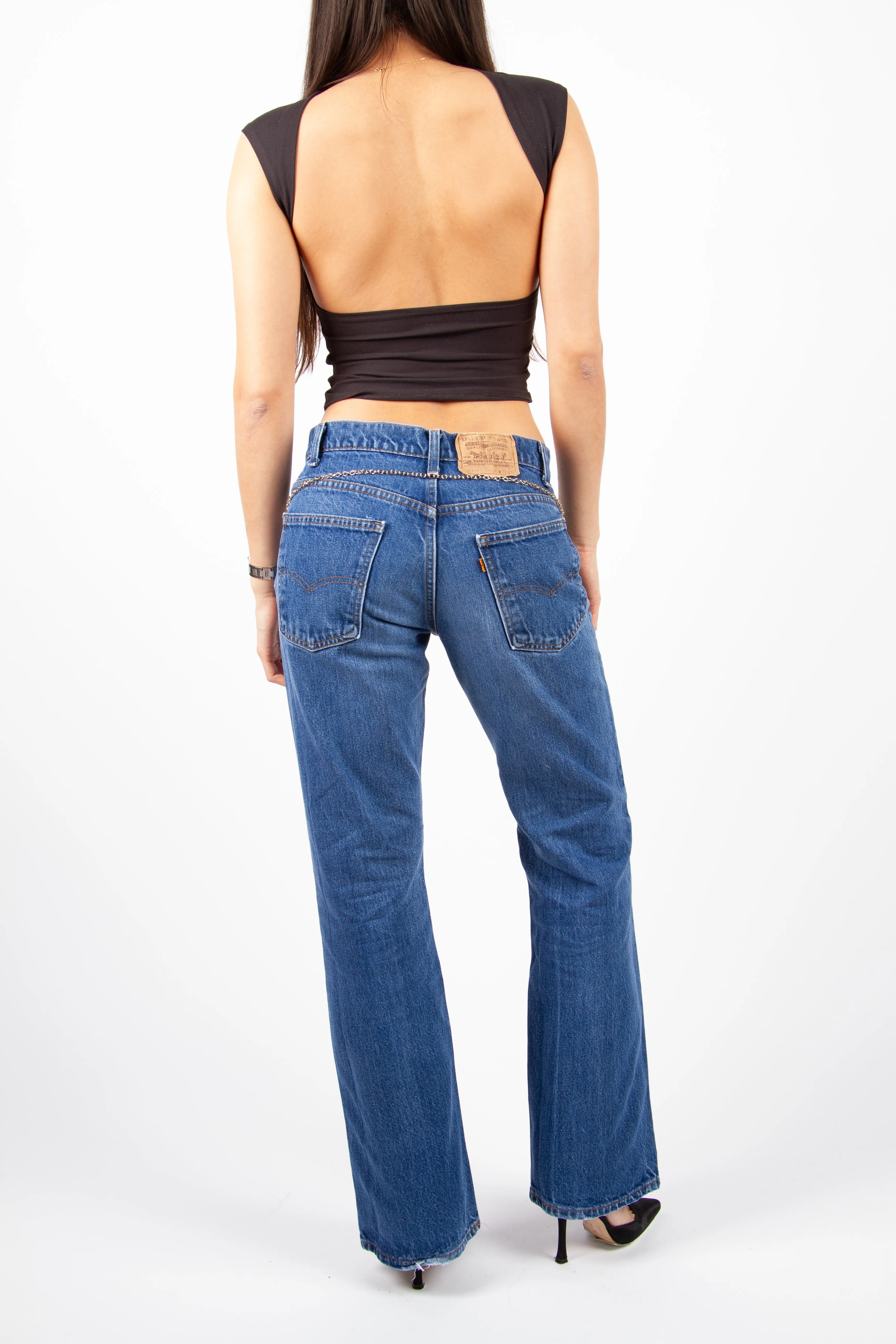 Vintage Levi's  517 Size 30 | Mid Rise Bootcut Fit Dark Wash USA Denim Jeans | 30" M 10