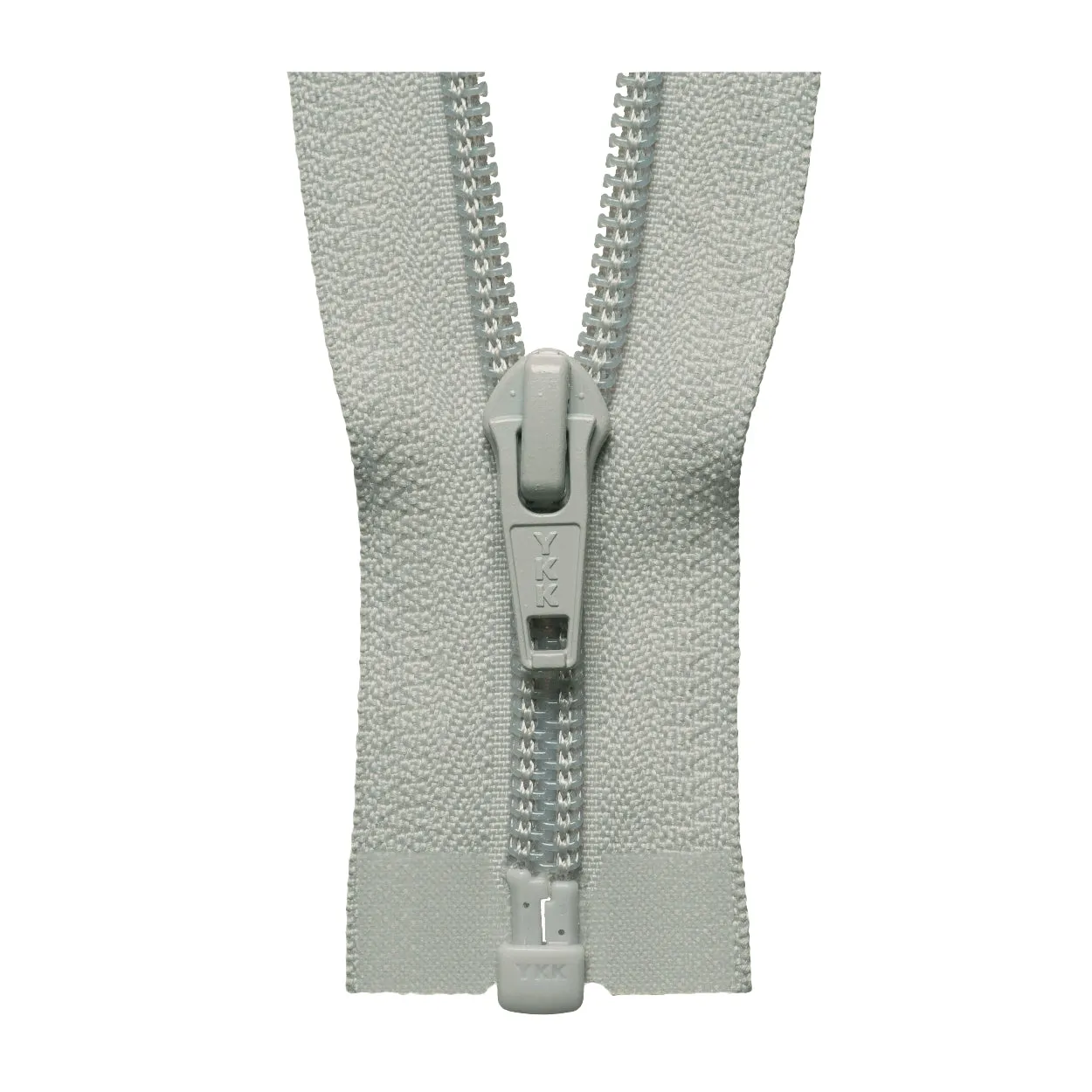 YKK Open End Zip - Medium Nylon | Colour 574 Light Grey